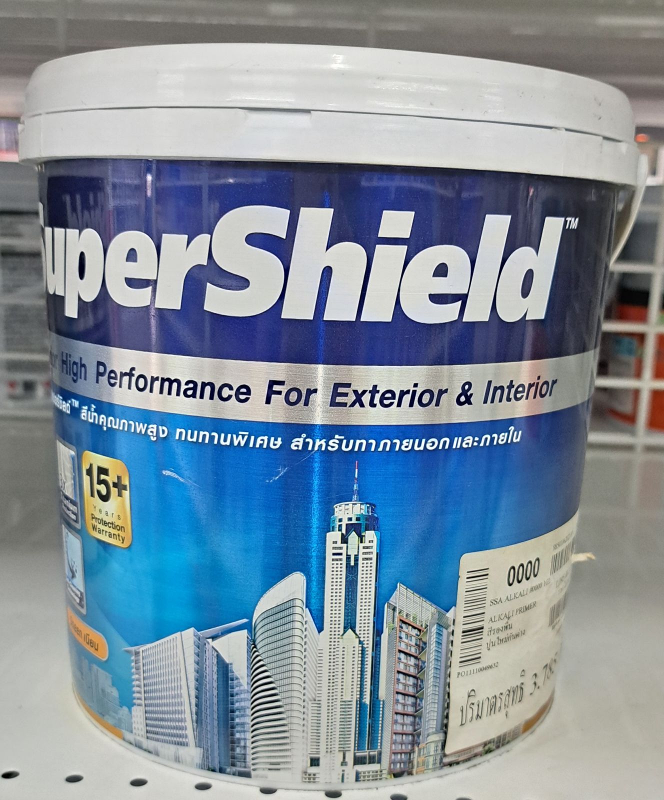 ซุปเปอร์ชิลด์ TOA สีรองพื้นปูนใหม่ 1กล.#0000