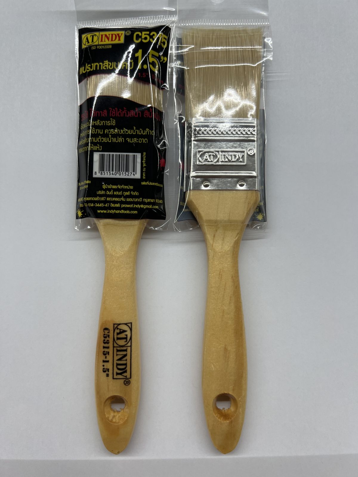 C5315 แปรงทาสีขนเคมี ขนาด 1.5" AT INDY