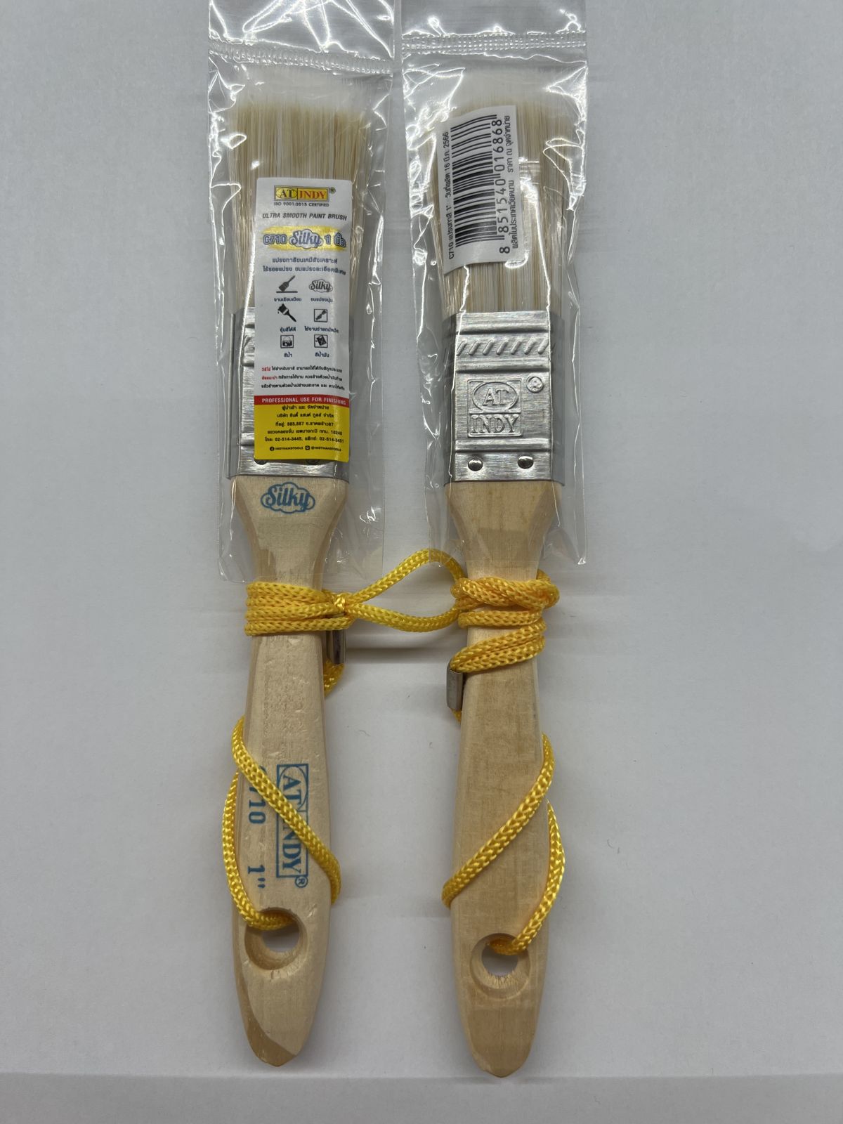 C710 แปรงทาสีขนเคมีสังเคราะห์ ขนาด 1" AT INDY