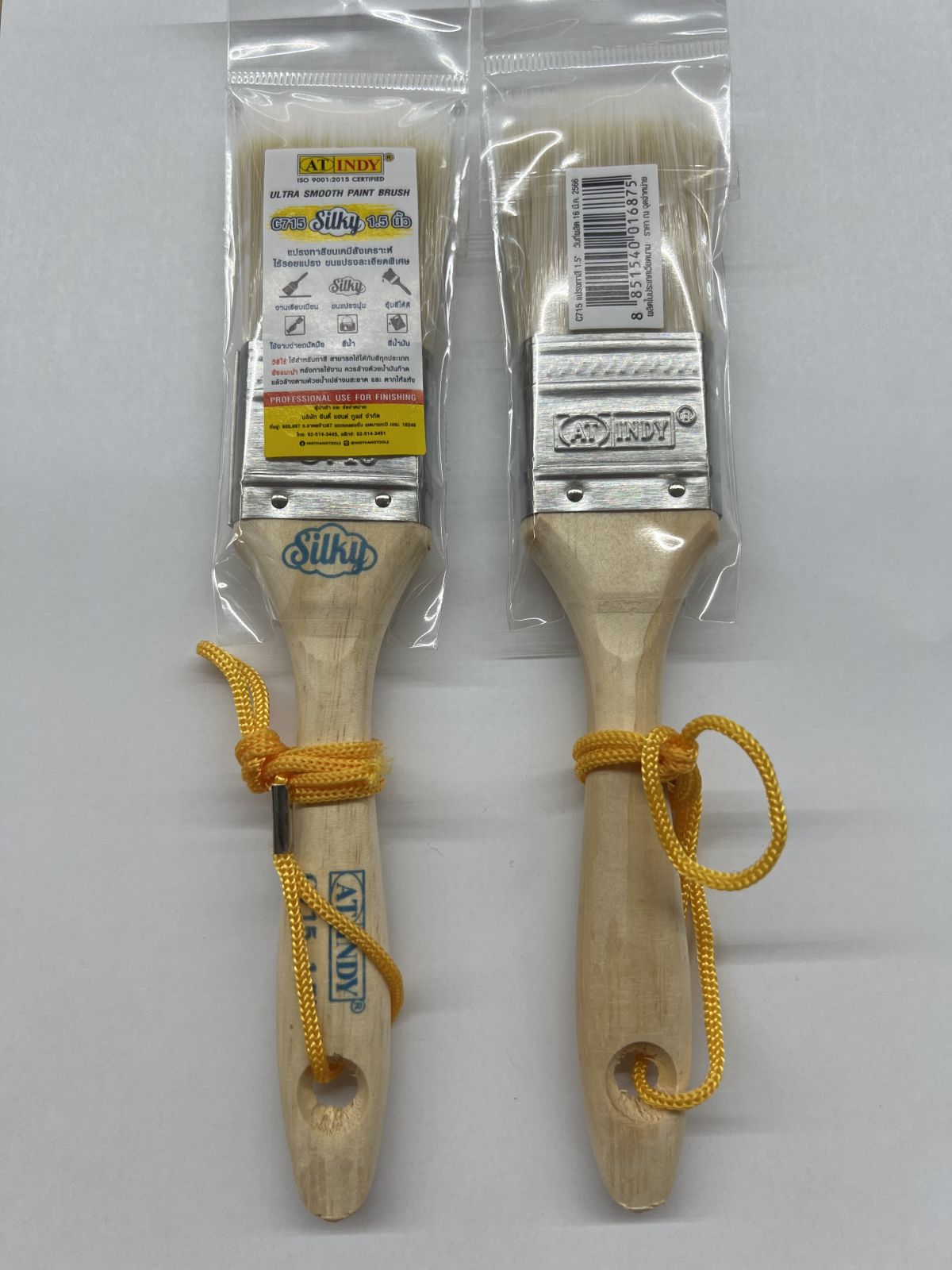 C715 แปรงทาสีขนเคมีสังเคราะห์ ขนาด 1.5" AT INDY