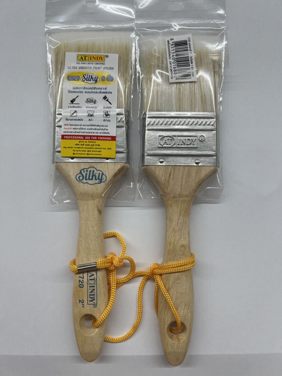 C720 แปรงทาสีขนเคมีสังเคราะห์ ขนาด 2" AT INDY