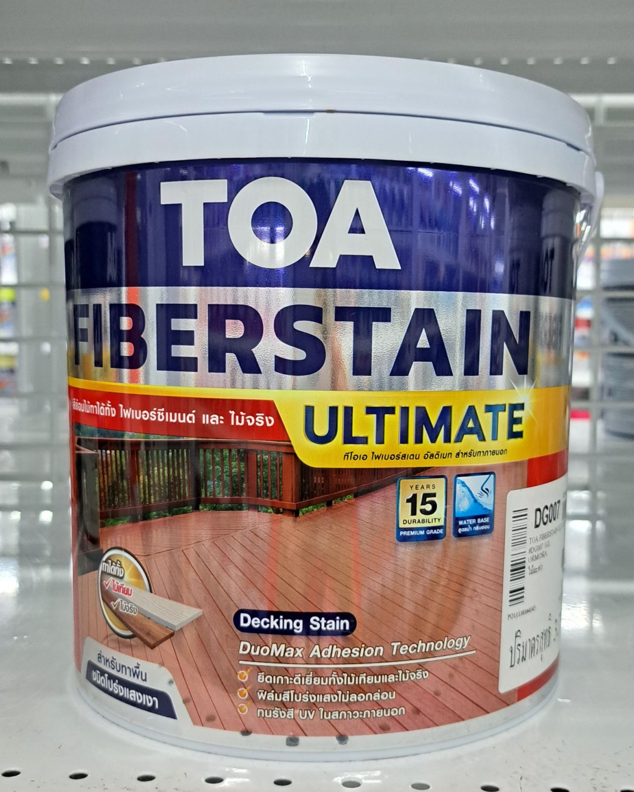 สีไฟเบอร์สเตน อัลติเมท ชนิดเงา พื้นโปร่งแสง TOA 1 กล. #DG007