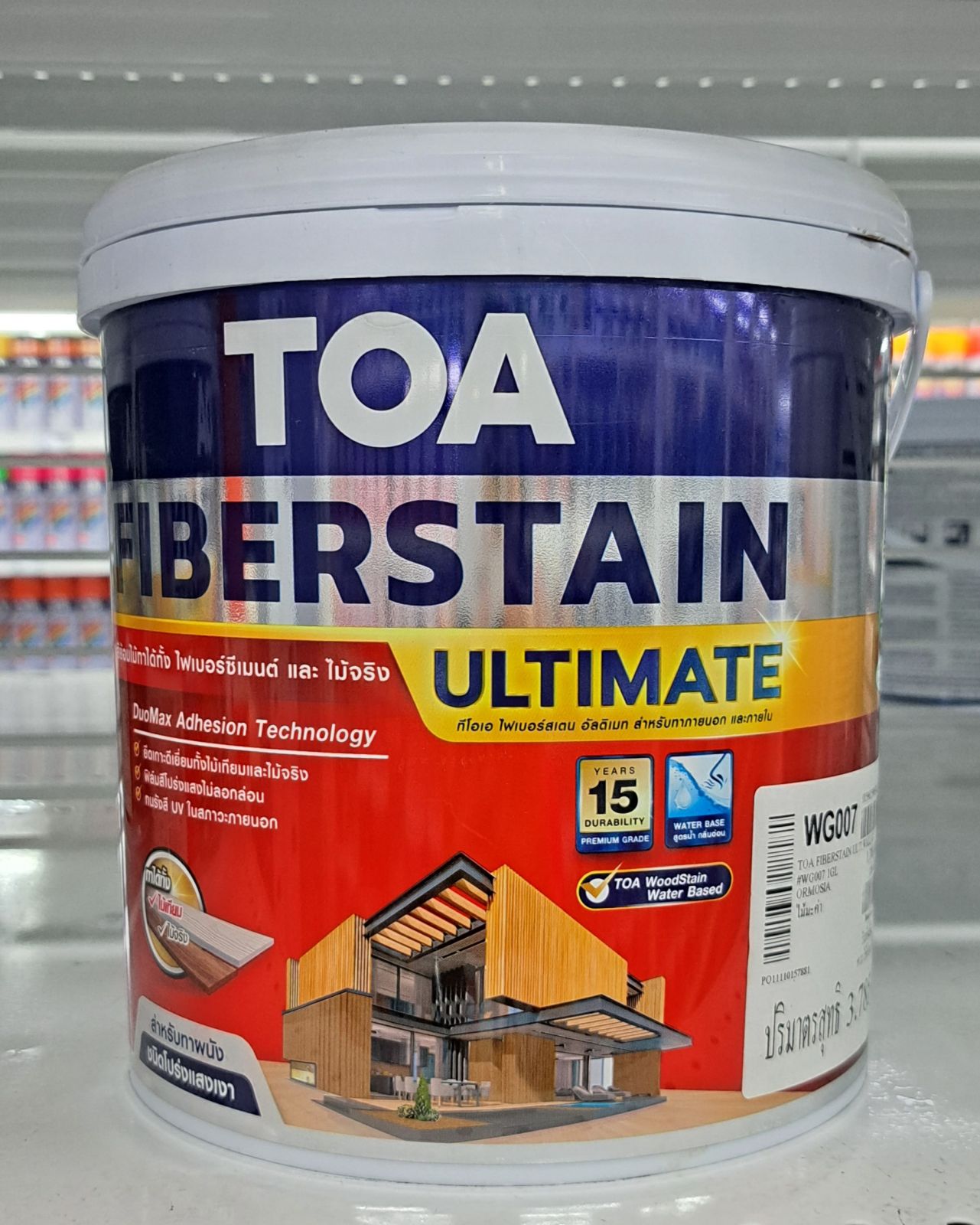 สีไฟเบอร์สเตน อัลติเมท ชนิดเงา ผนังโปร่งแสง TOA 1 กล. #WG007