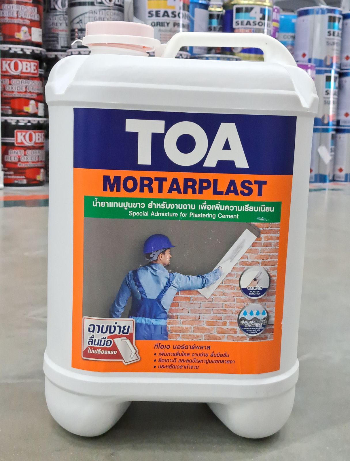 ทีโอเอ มอร์ต้าร์พลาส (ผสมปูนฉาบ 25 ลิตร #MORTA)