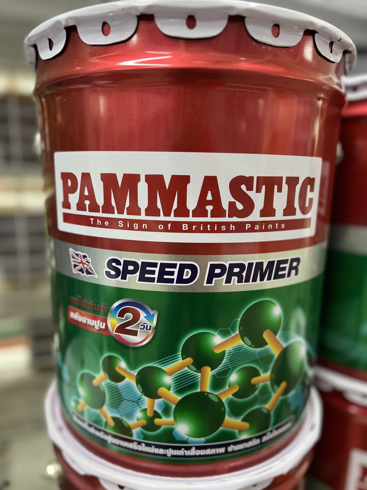 สีรองพื้นปูน ปามมาสติกสปีดไพรเมอร์ 18.92 ลิตร #SP000