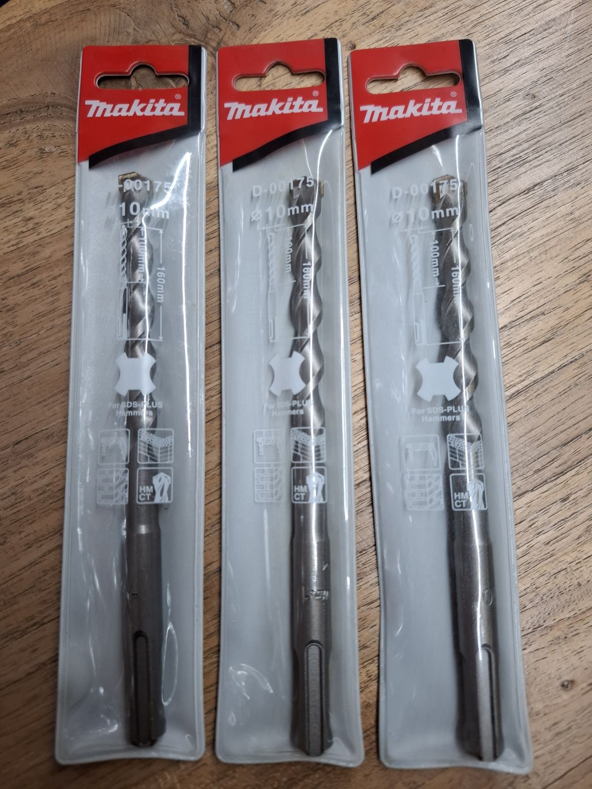 ดอกสว่านโรตารี makita แท้ 10*160 D-00561/D-00175