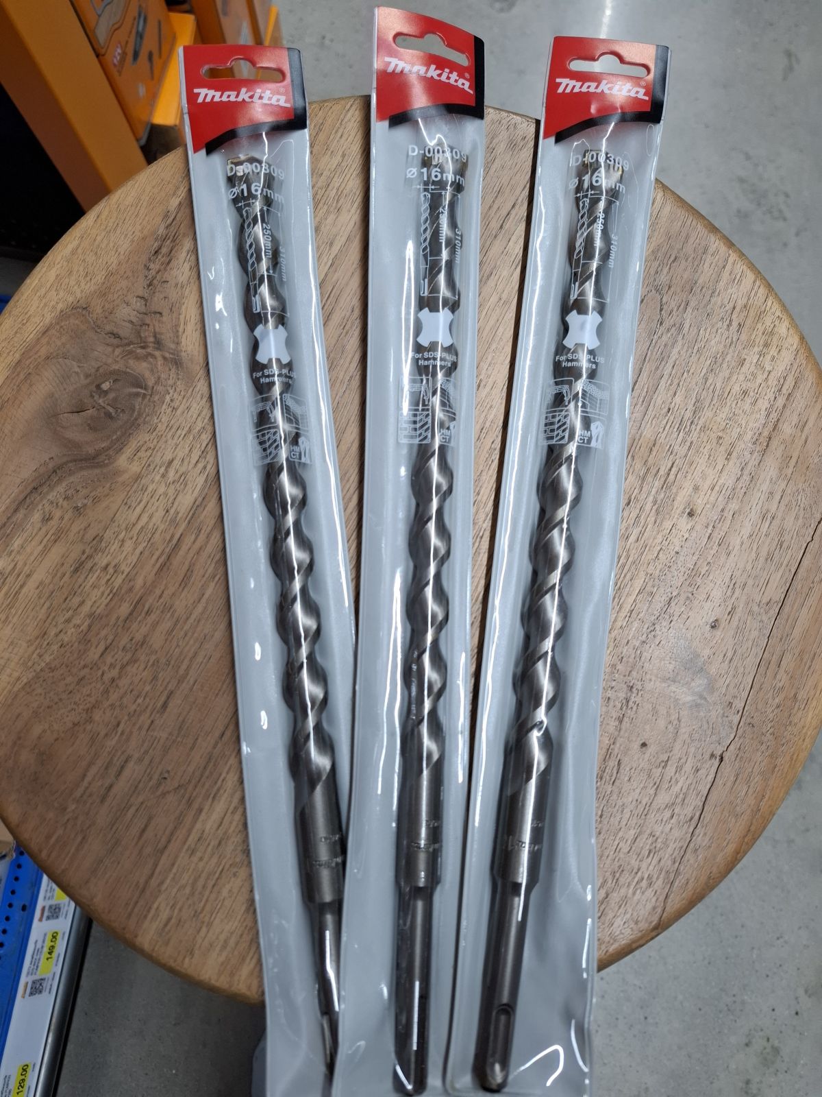 ดอกสว่านโรตารี makita แท้ 16*310 D-00692
