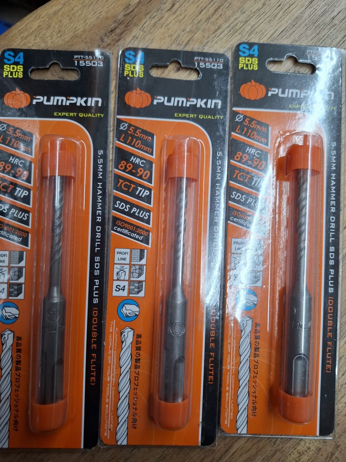 15503 ดอกสว่านโรตารี่ 5.5*110 mm PUMPKIN