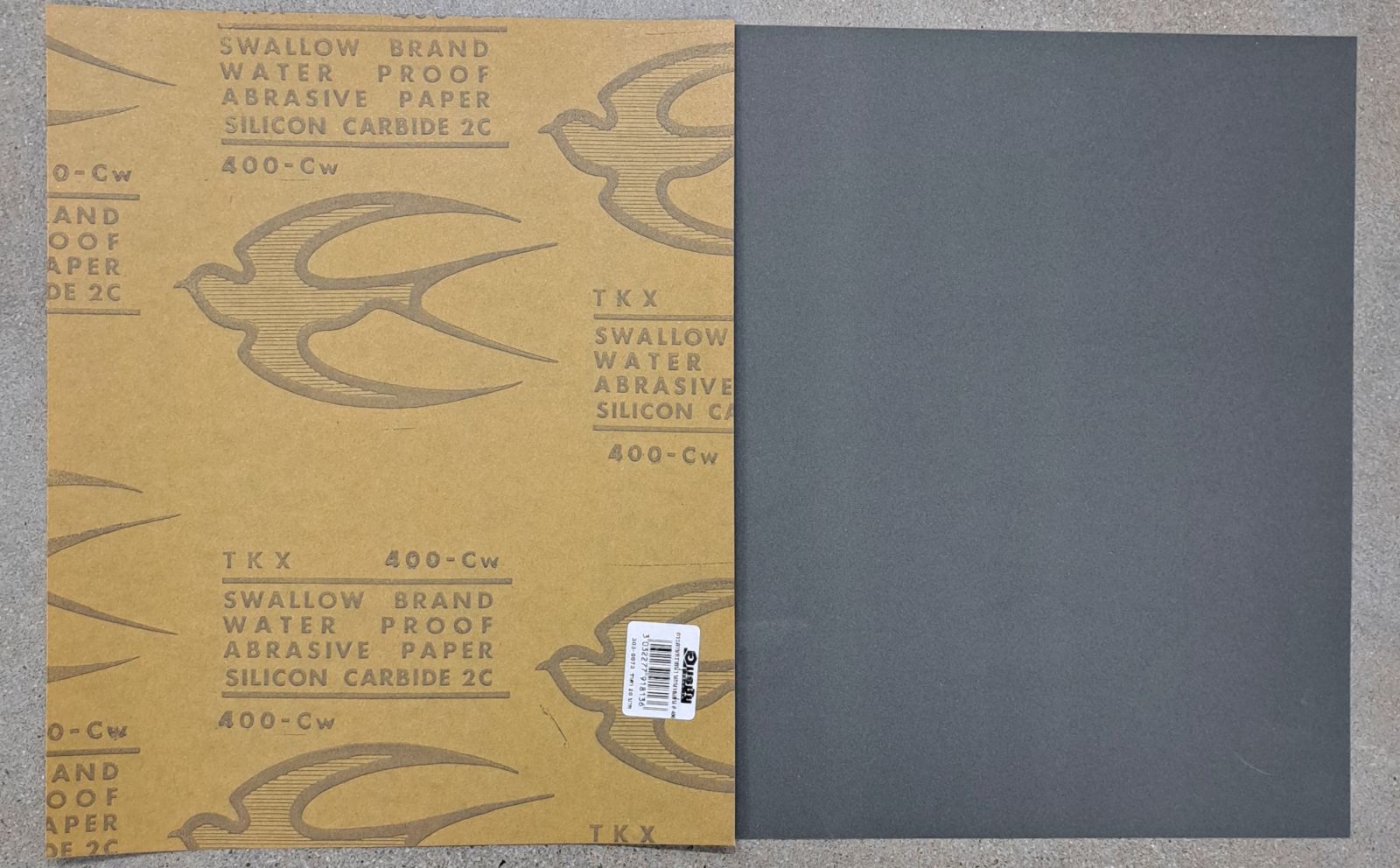 กระดาษทรายน้ำ นกนางแอ่น # 400