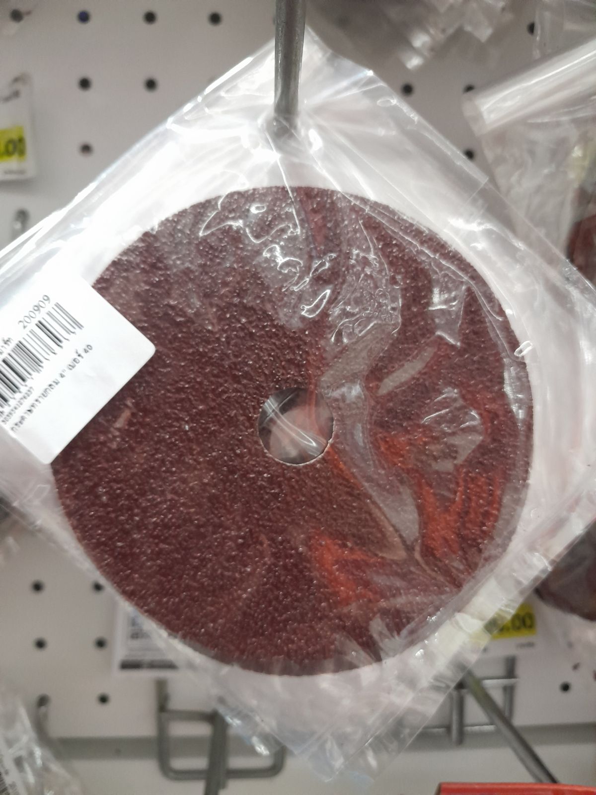 กระดาษทรายกลม 4" เบอร์ 40