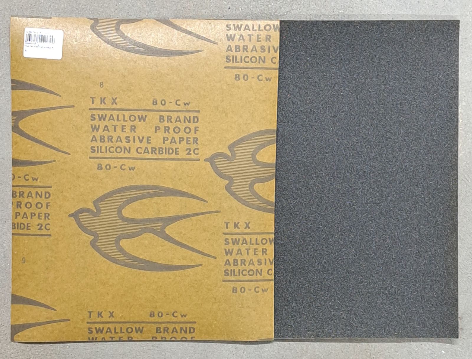 กระดาษทรายน้ำ นกนางแอ่น # 80