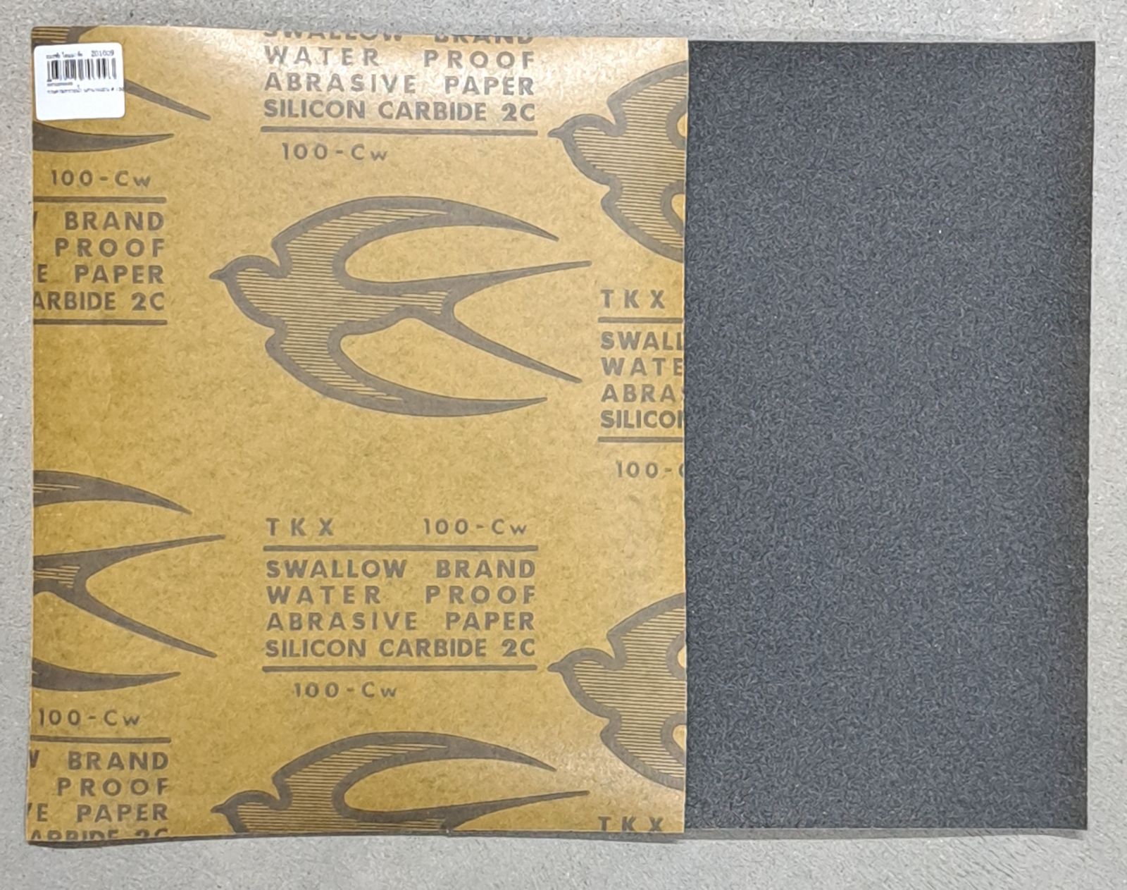 กระดาษทรายน้ำ นกนางแอ่น # 100