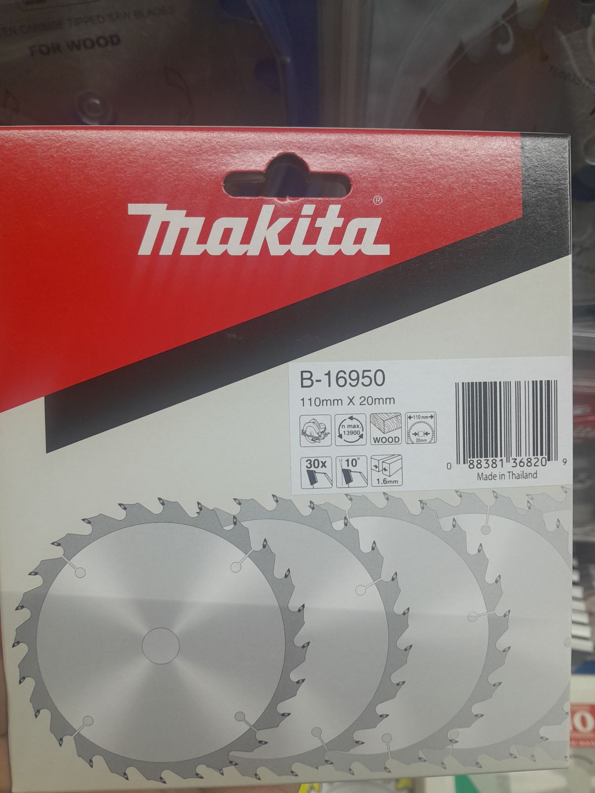 ใบเลื่อยวงเดือน 4" makita *30 T  B-16950