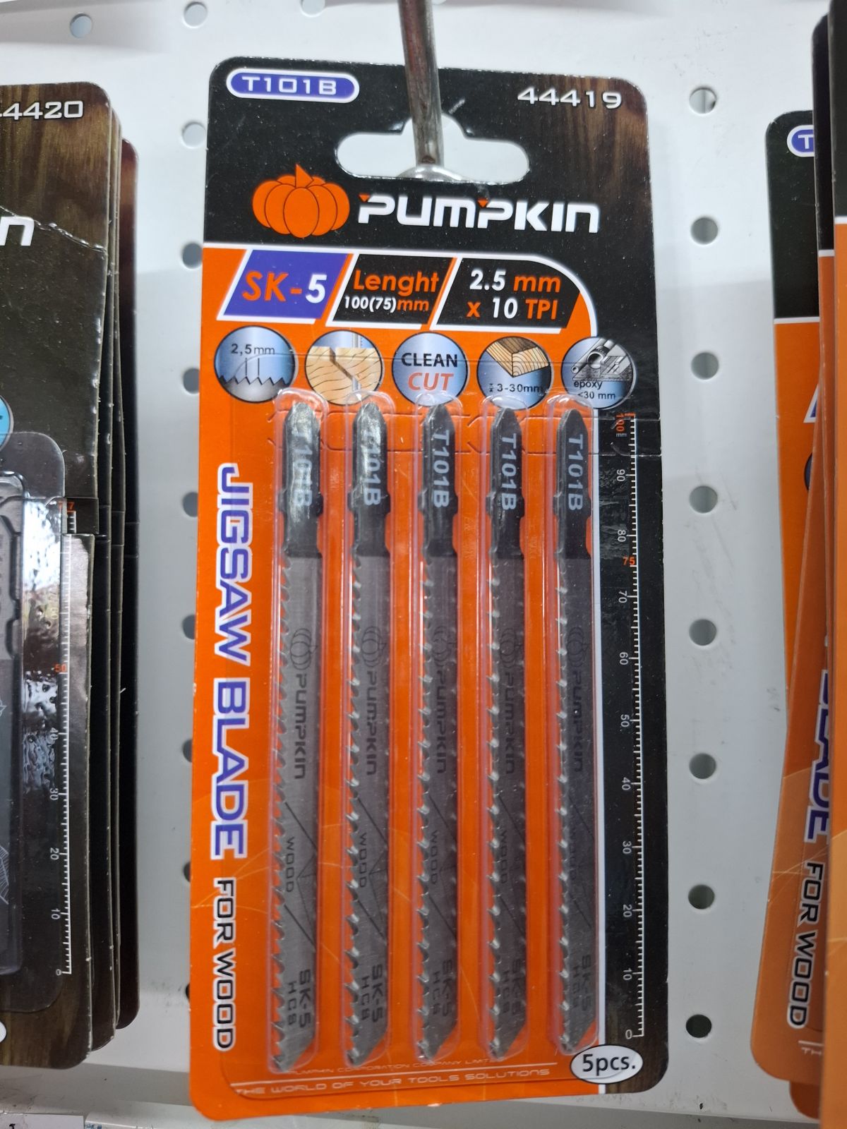 44419 ใบเลื่อยจิ๊กซอว์ T101B PUMPKIN (FOR BOSCH)  