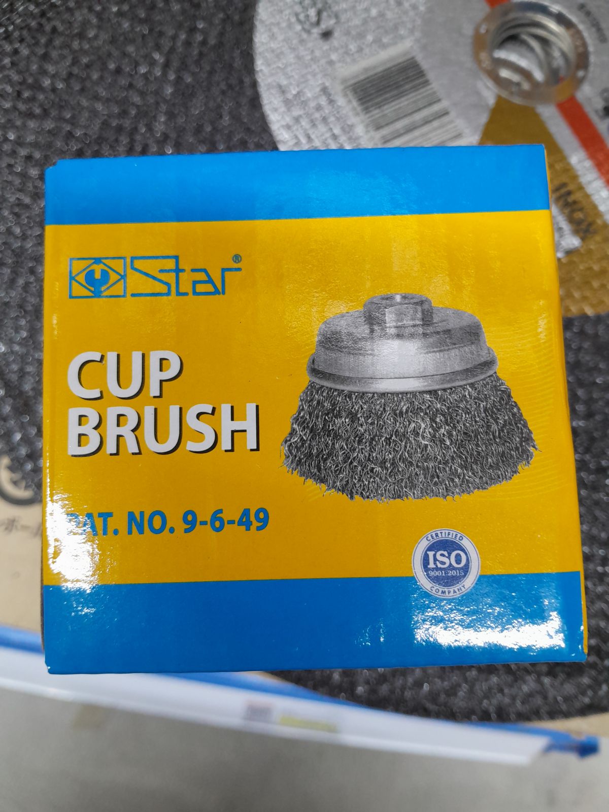 แปรงลวดถ้วย 2.1/2"*1.25 สีเงิน STAR