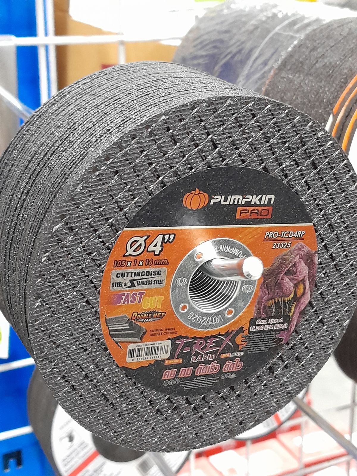 23325  ใบตัดเหล็ก 4" PUMPKIN  PRO-TCD4RP