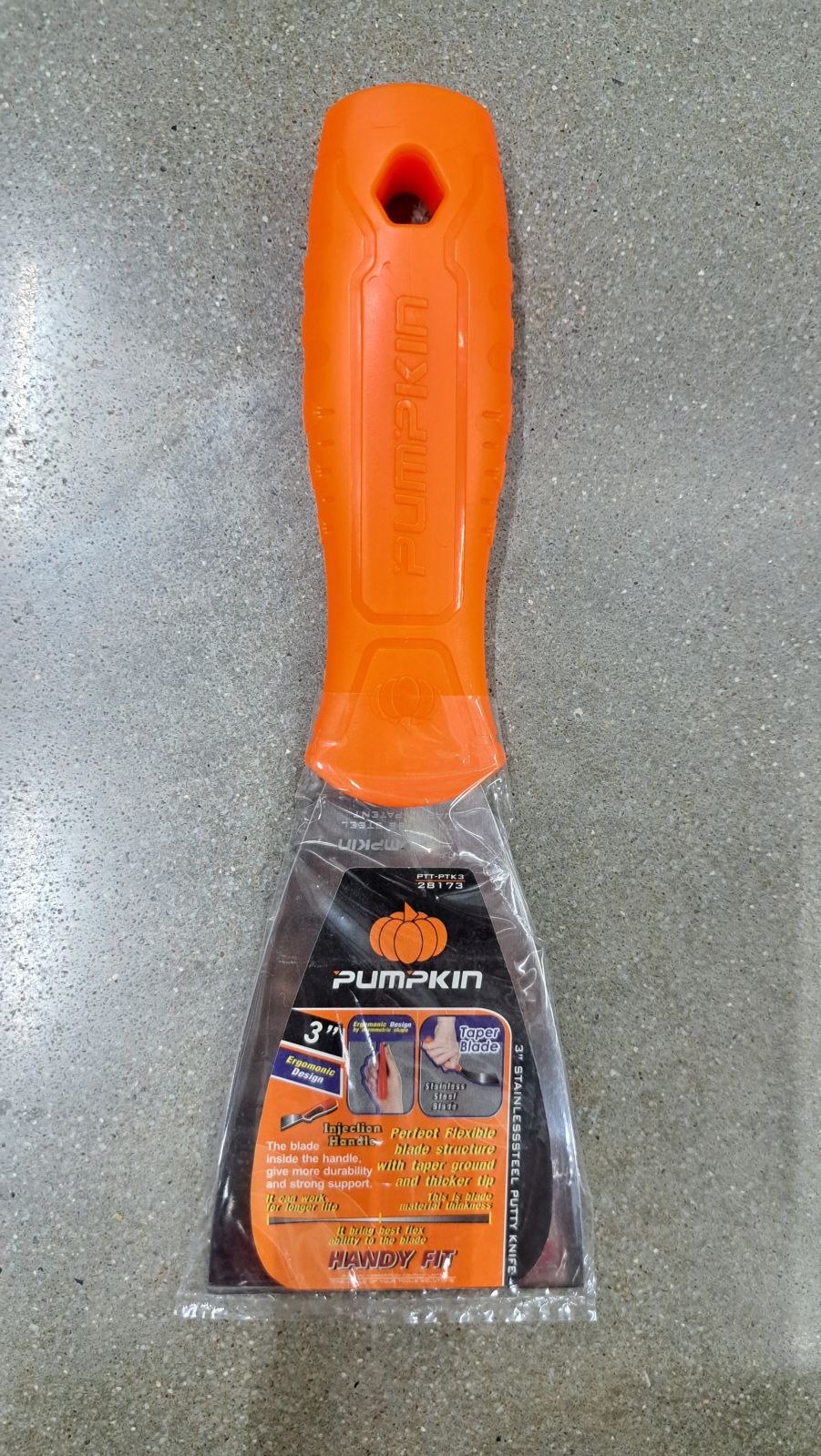 28173 เกียงโป้วสีสแตนเลสอย่างดี PTT-PTK3 PUMPKIN