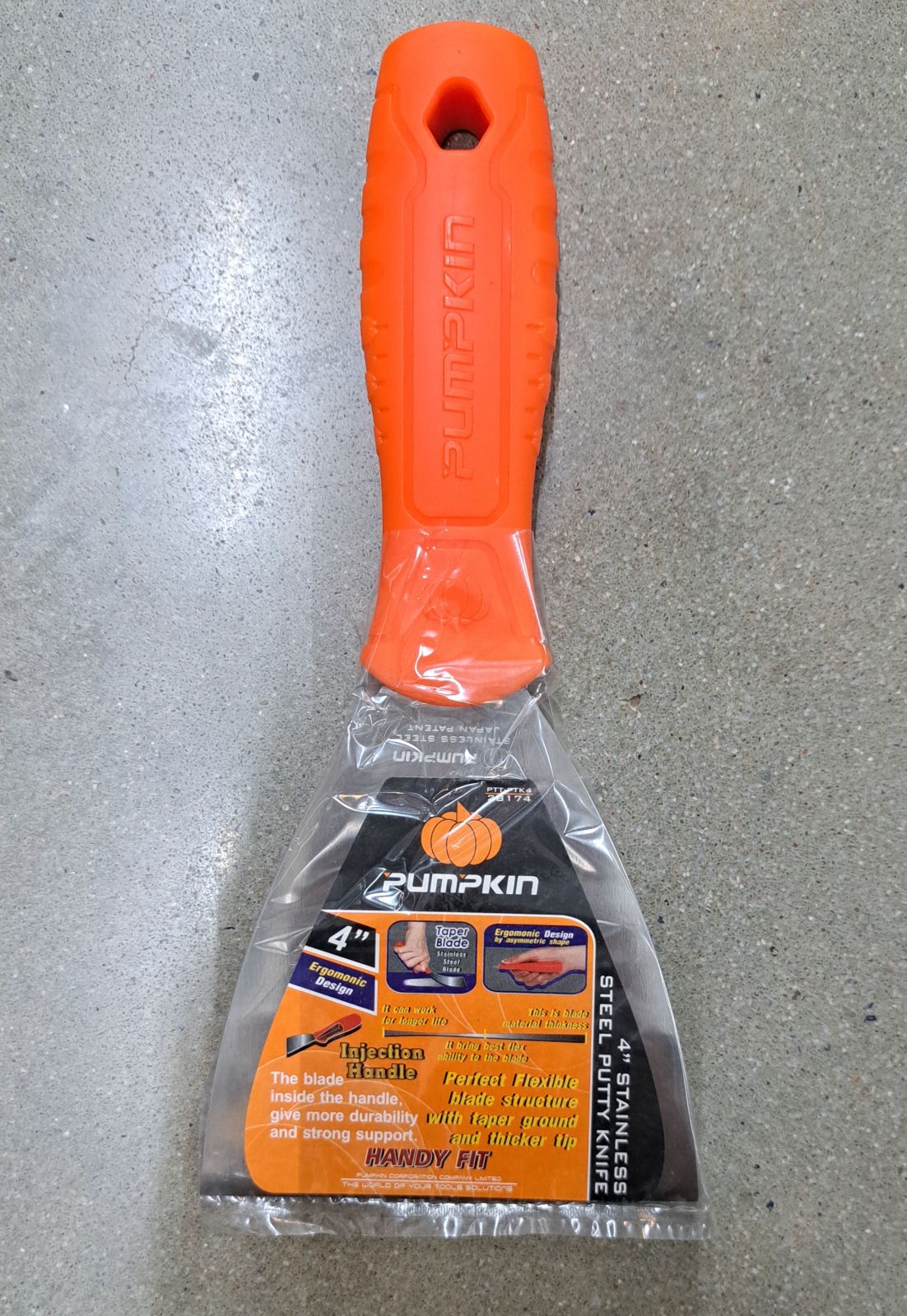 28174 เกียงโป้วสีสแตนเลสอย่างดี PTT-PTK4 PUMPKIN