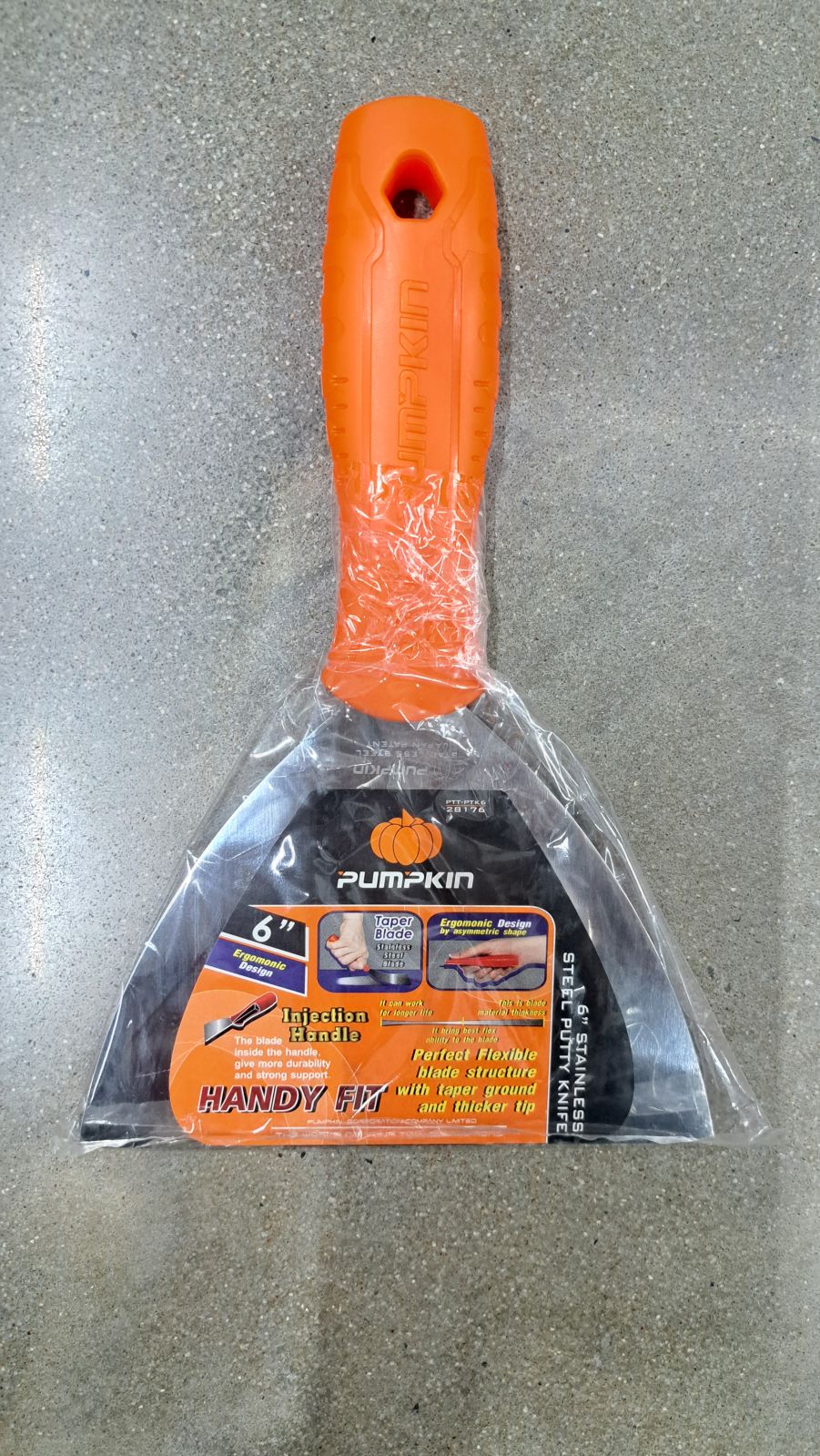 28176  เกียงโป้วสีสแตนเลสอย่างดี PTT-PTK6 PUMPKIN