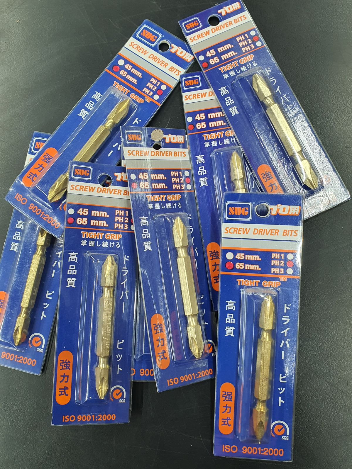 ดอกไขควง SUG # 2x2x65-L (สีทอง)