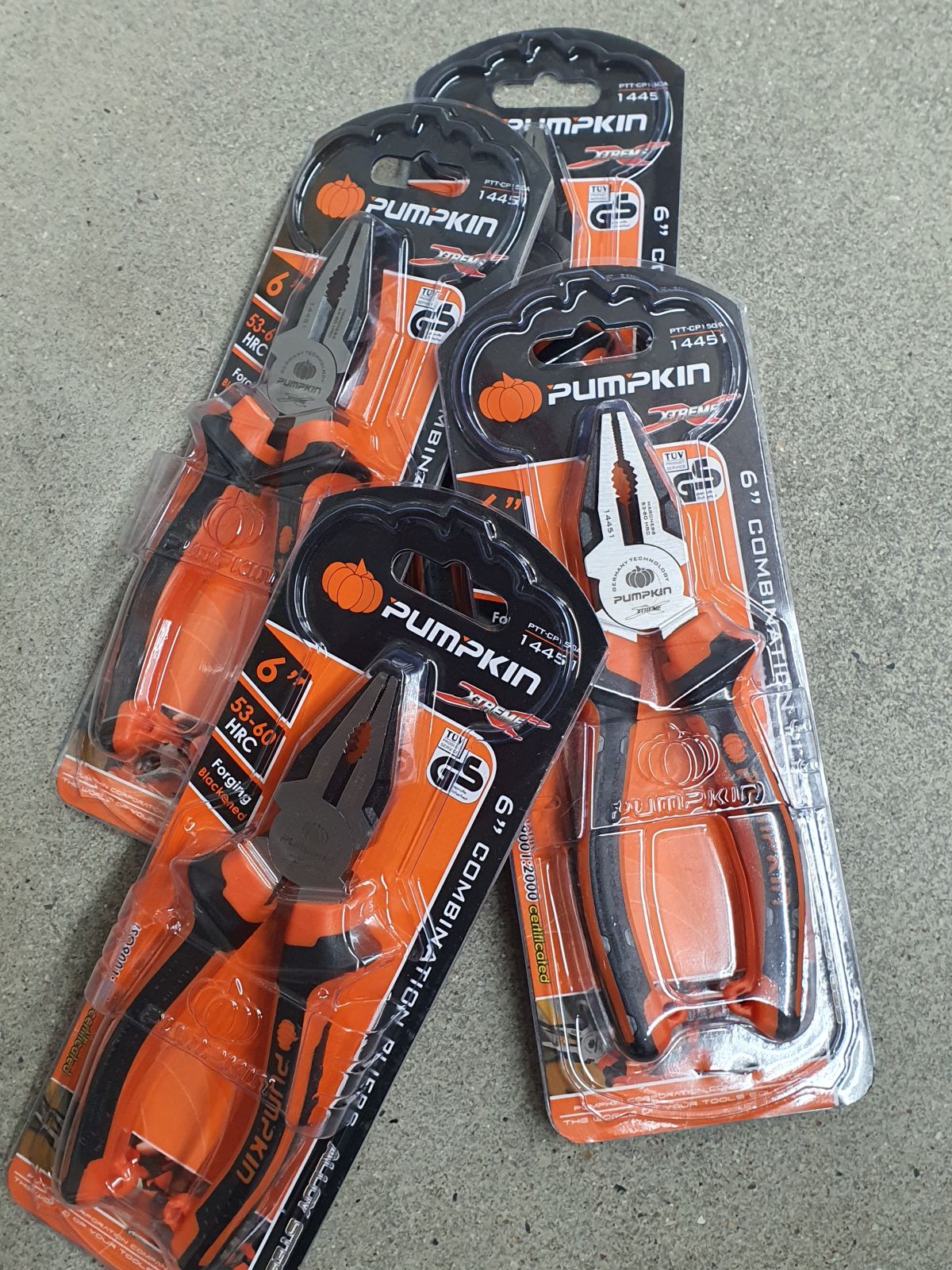 14451 คีมปากจิ้งจก PUMPKIN 6"