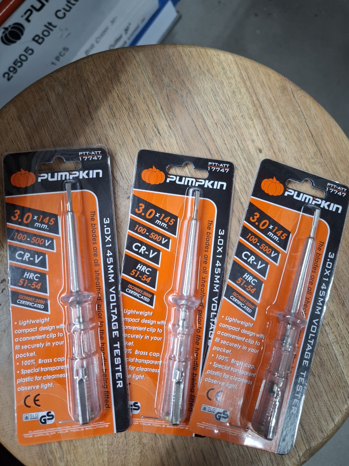 17747  ไขควงลองไฟ อาเธอร์ 140 PUMPKIN PTT-ATT