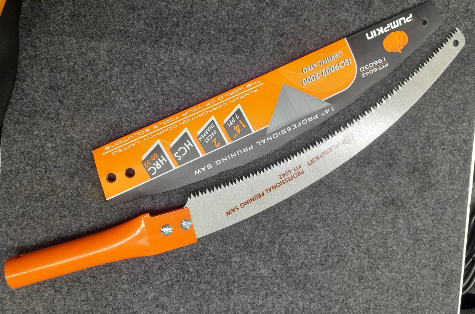 196030 PTT-6042 เลื่อยโค้ง ตัดกิ่งไม้ 14" PUMPKIN