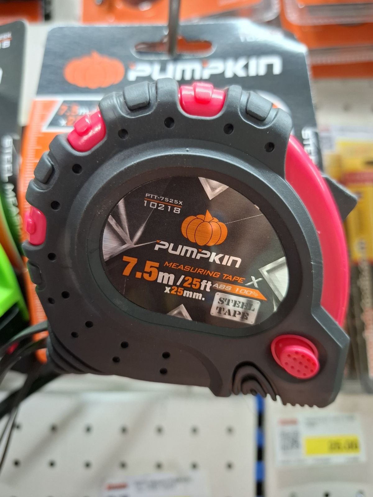 10218 ตลับเมตร PUMPKIN 7.5ม. PT&T-7525X