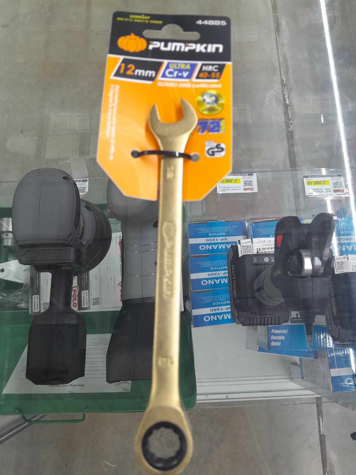 44885 ประแจแหวนฟรีปากตาย 12mm PUMPKIN