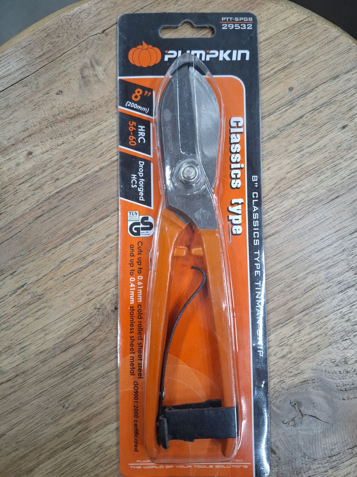 29532 กรรไกรตัดเหล็ก/สังกะสี 8" PUMPKIN PTT-SPG8