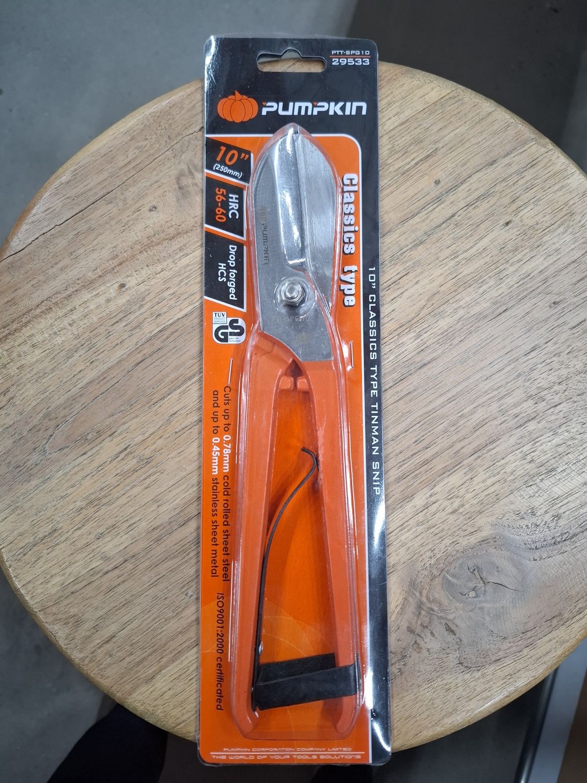 29533 กรรไกรตัดเหล็ก/สังกะสี 10" PUMPKIN PTT-SPG10