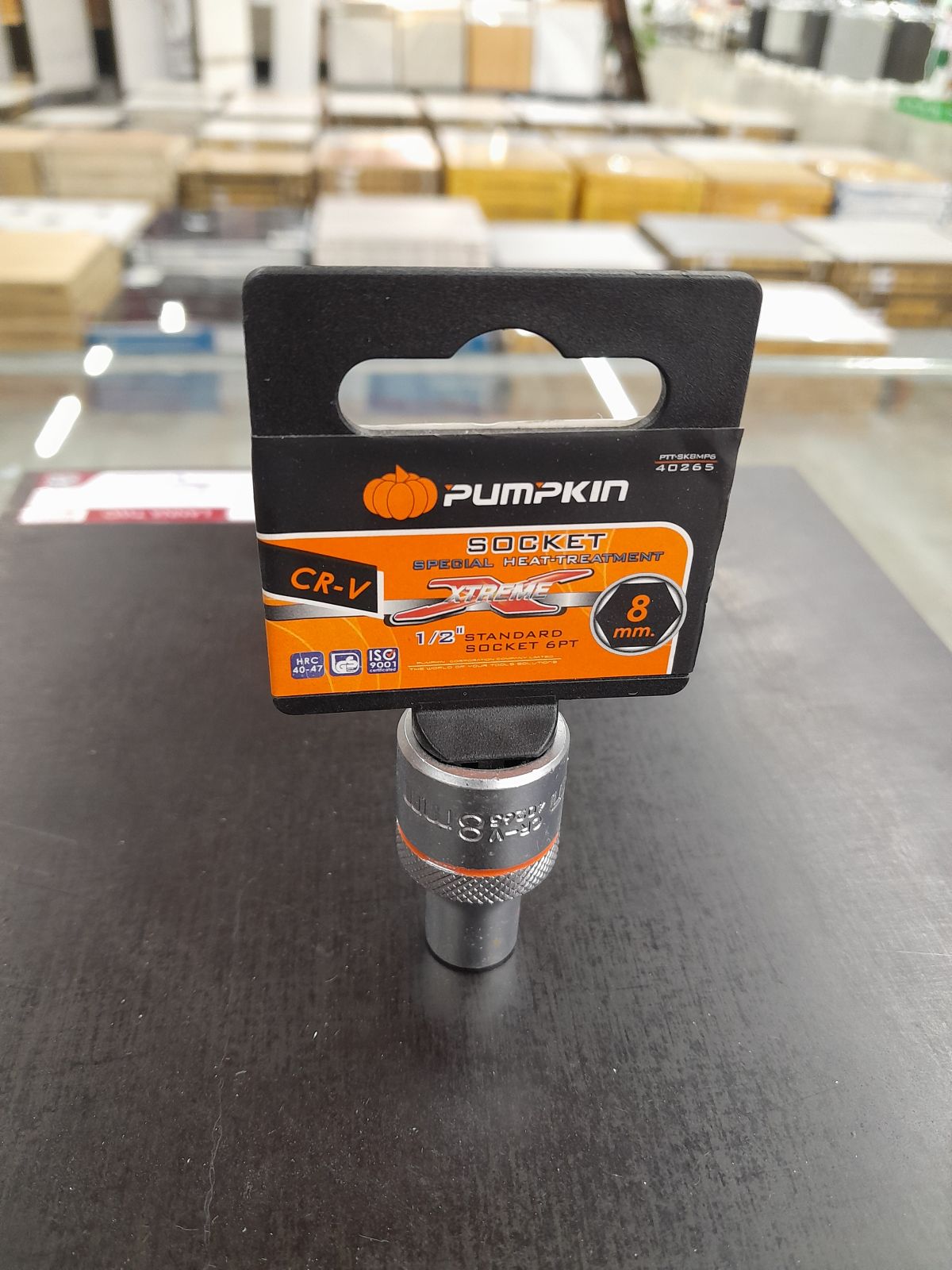 40265 ลูกบล็อกสั้น  6pt  1/2  8mm  PUMPKIN