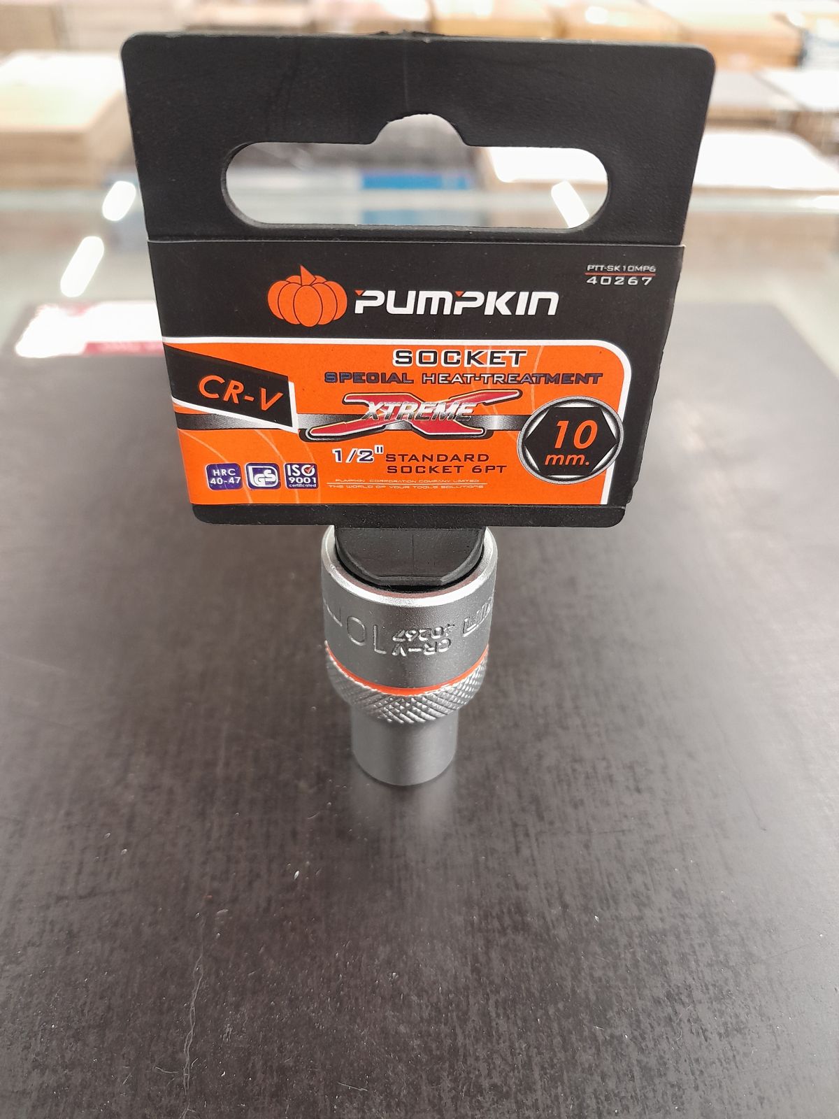 ลูกบล็อกสั้น  6pt  1/2  10mm  PUMPKIN