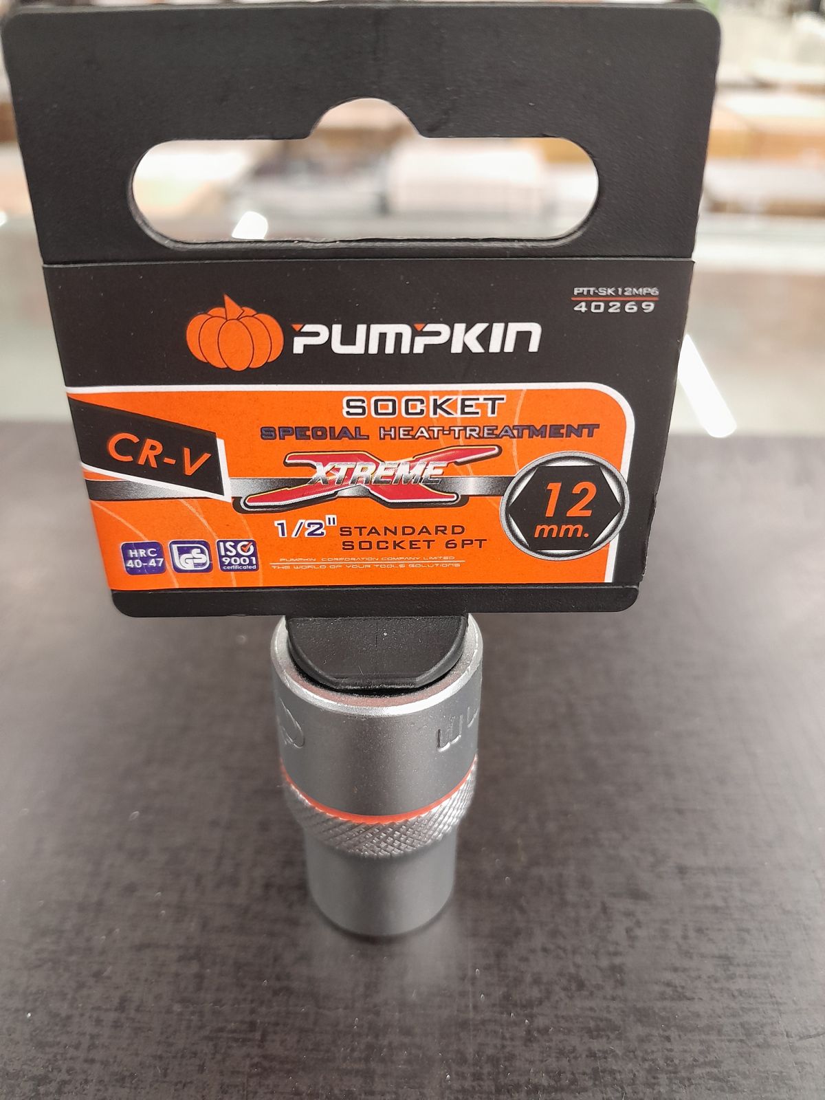 40269 ลูกบล็อกสั้น  6pt  1/2  12mm  PUMPKIN
