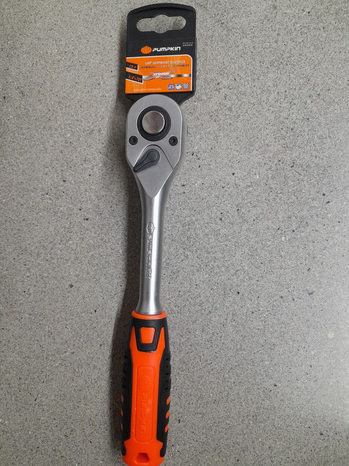 40306 ด้ามฟรีหัวไข่ 1/2 -72T   PUMPKIN