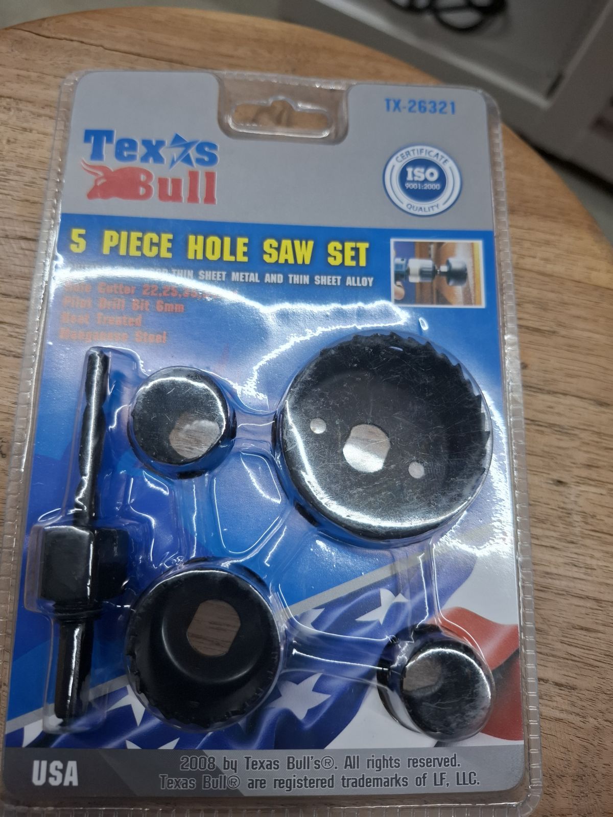 26321 TX-26321 โฮลซอเจาะลูกบิดฟันเลื่อย  Texas Bull  