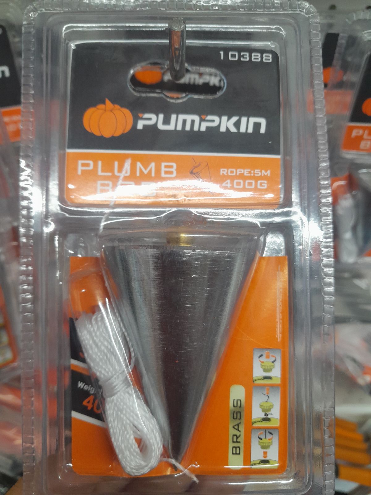 10388 ลูกดิ่ง 400 กรัม PUMPKIN 10388