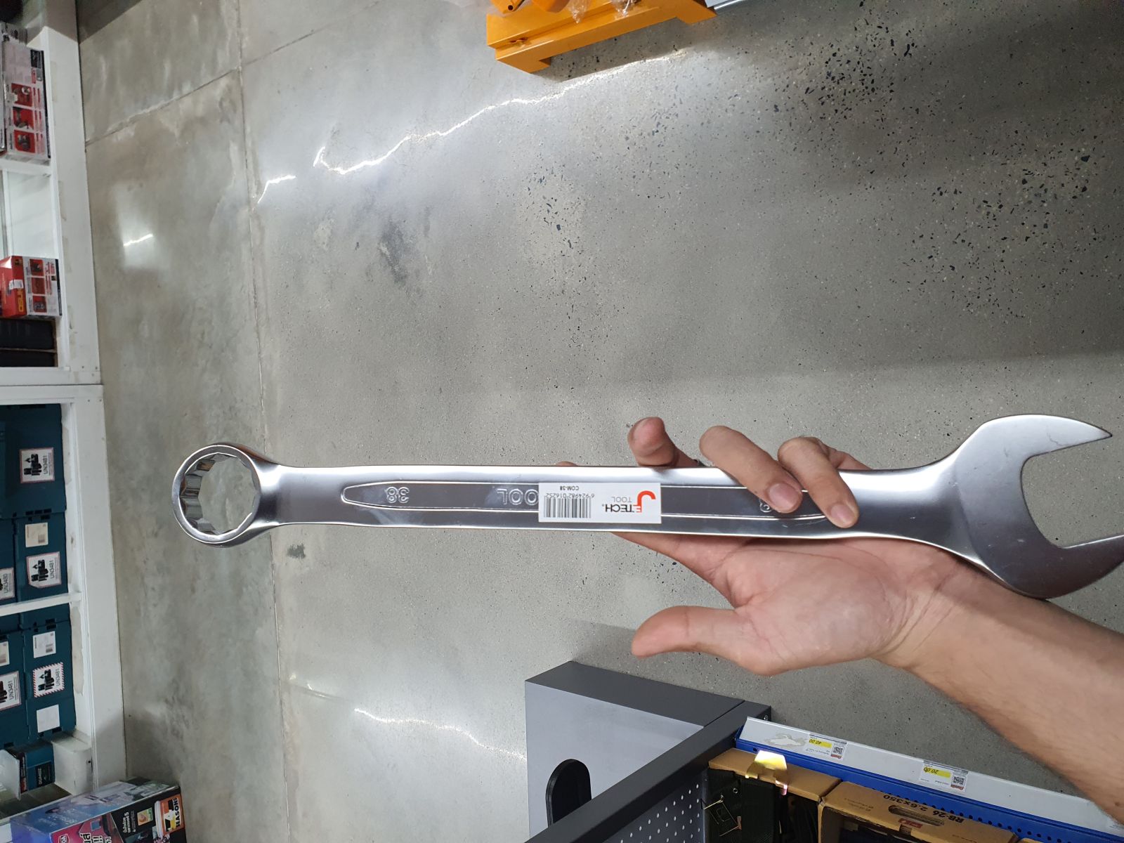 40338 ประแจแหวนข้างปากตาย PUMPKIN 38 มม. Je-Tech  JE040338