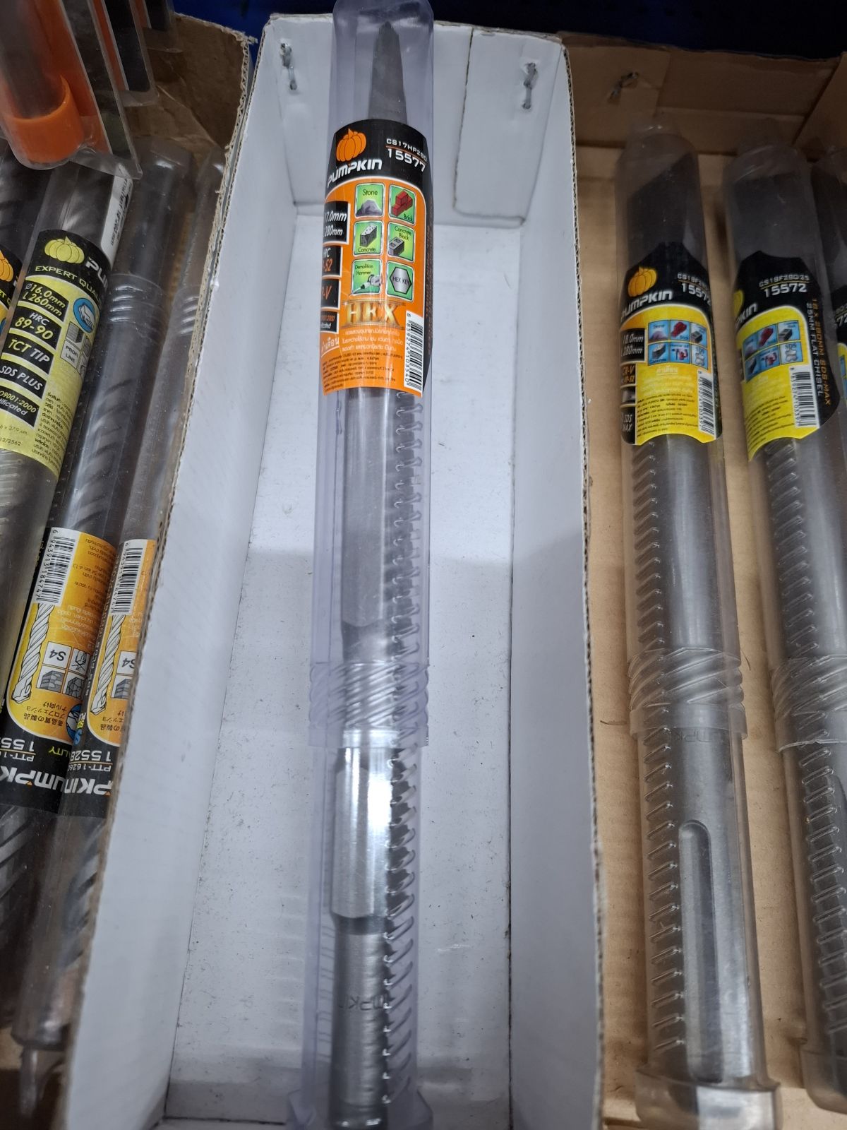 15577  ดอกสกัดคอนกรีต HEX แหลม PUMPKIN CS17HP280