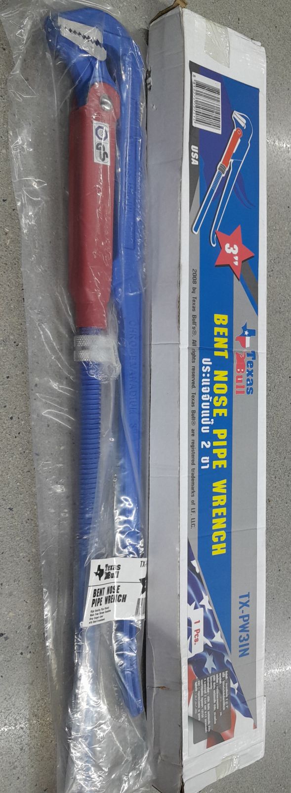 TX-PW3IN ประแจจับแป๊บ 2 ขา 3" TEXAS BULL 