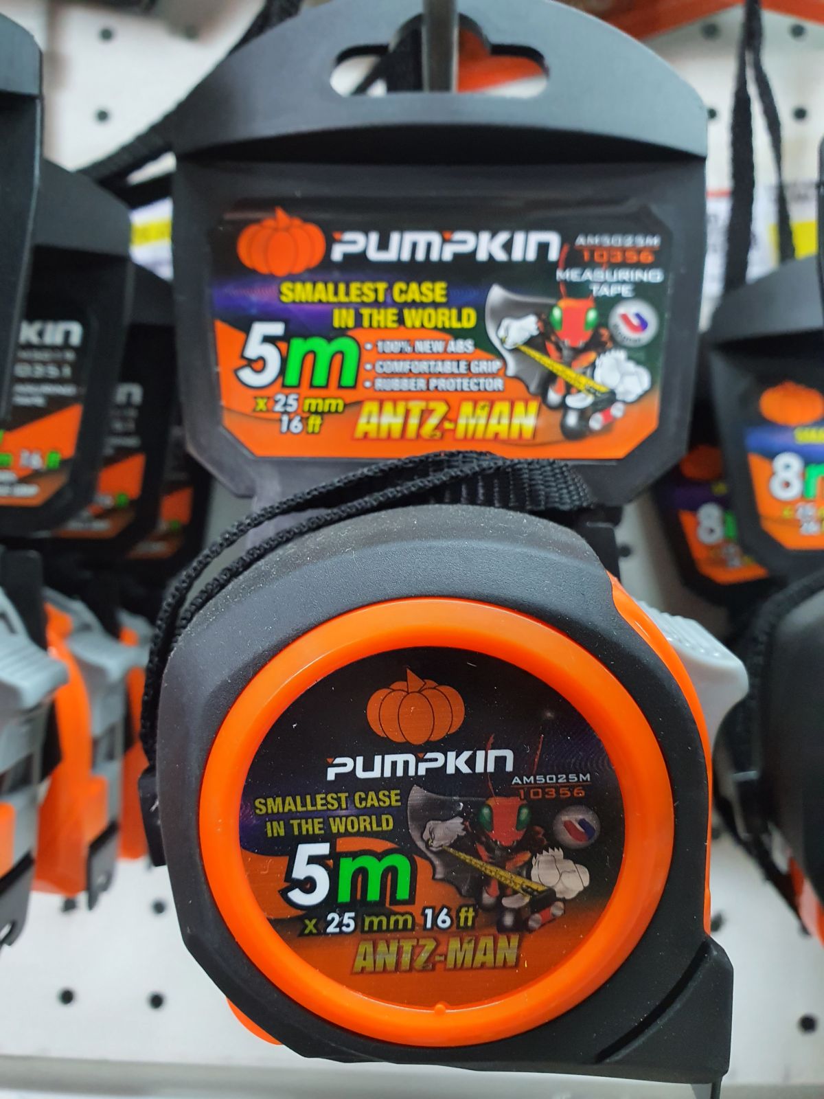 10356 ตลับเมตร PUMPKIN 5ม. AM-5025M