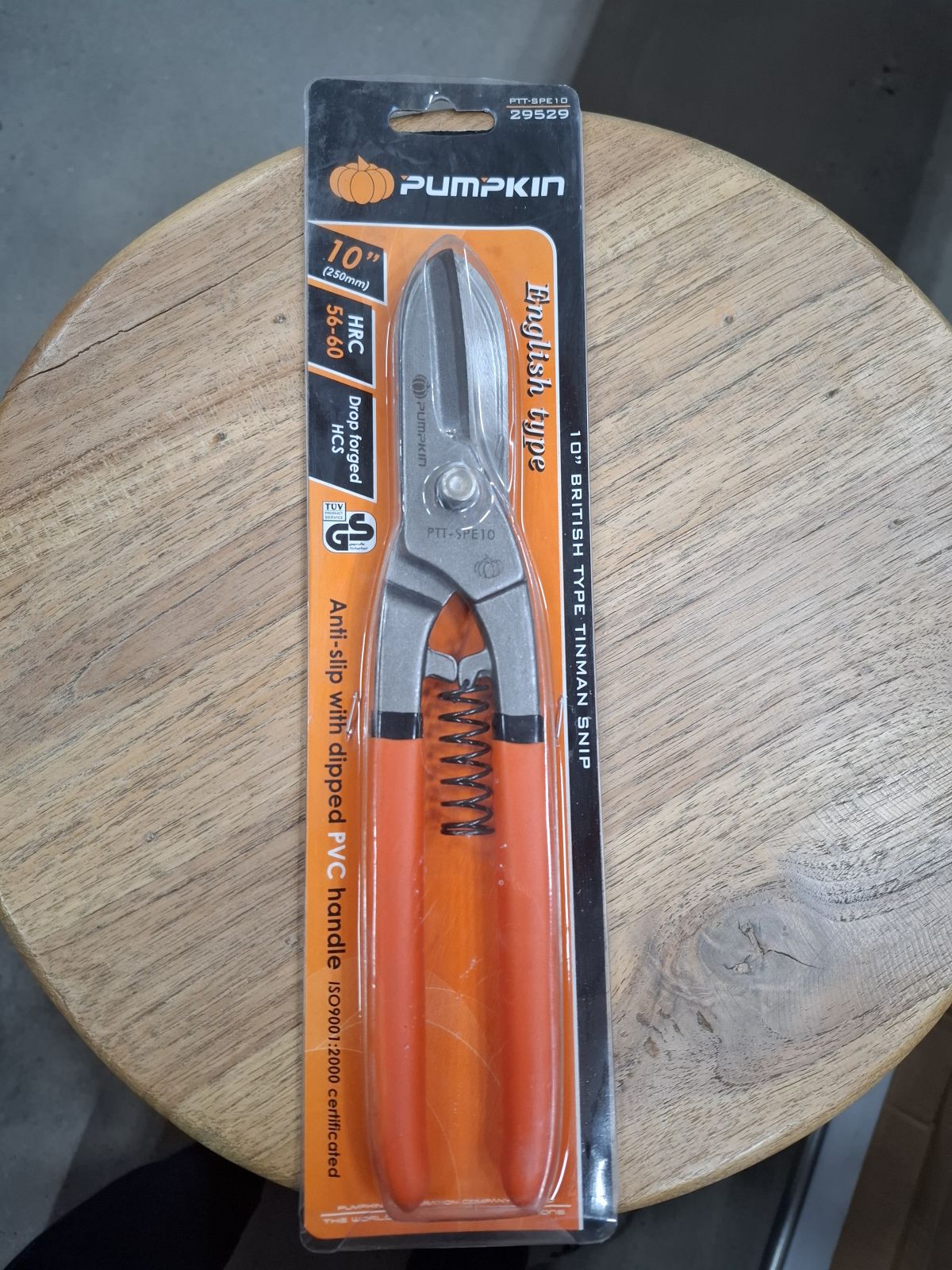 29529  กรรไกรตัดเหล็ก/สังกะสี 10" PUMPKIN PTT-SPE10