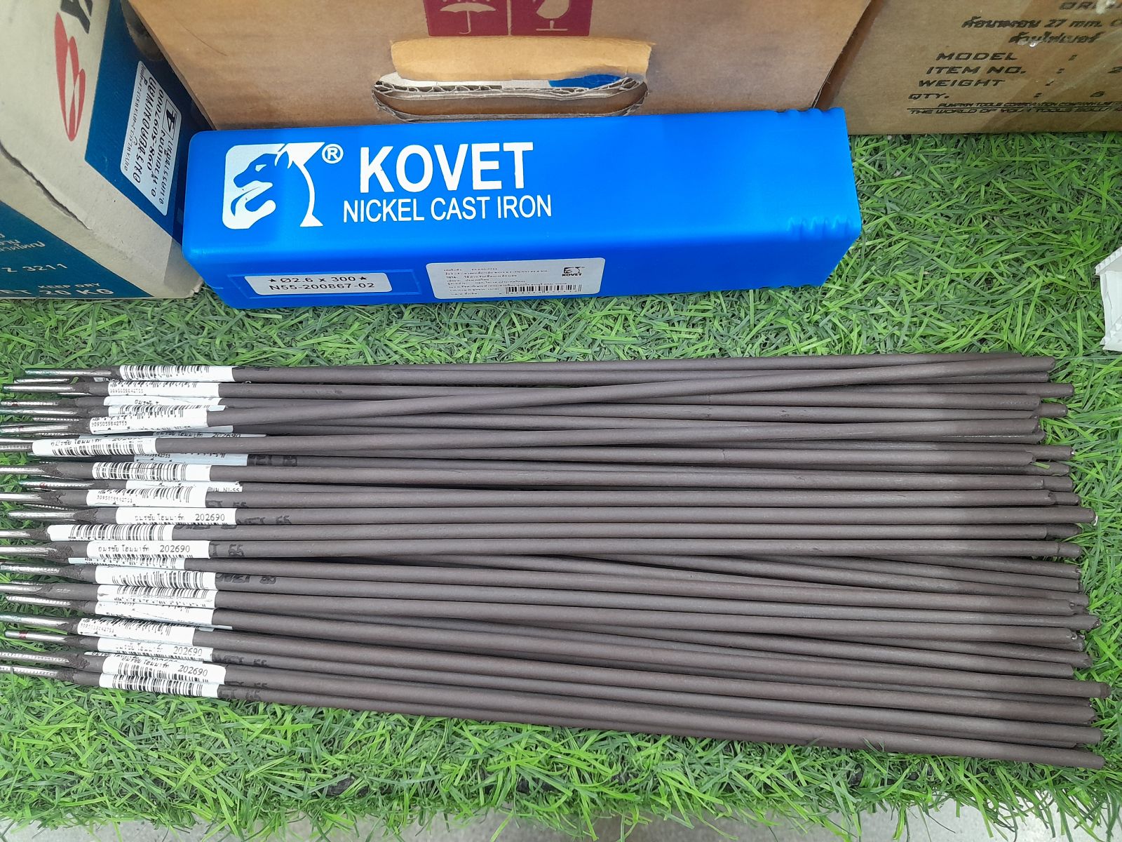 ลวดเชื่อมเหล็กหล่อ 2.6 มม. NI-55 KOVET