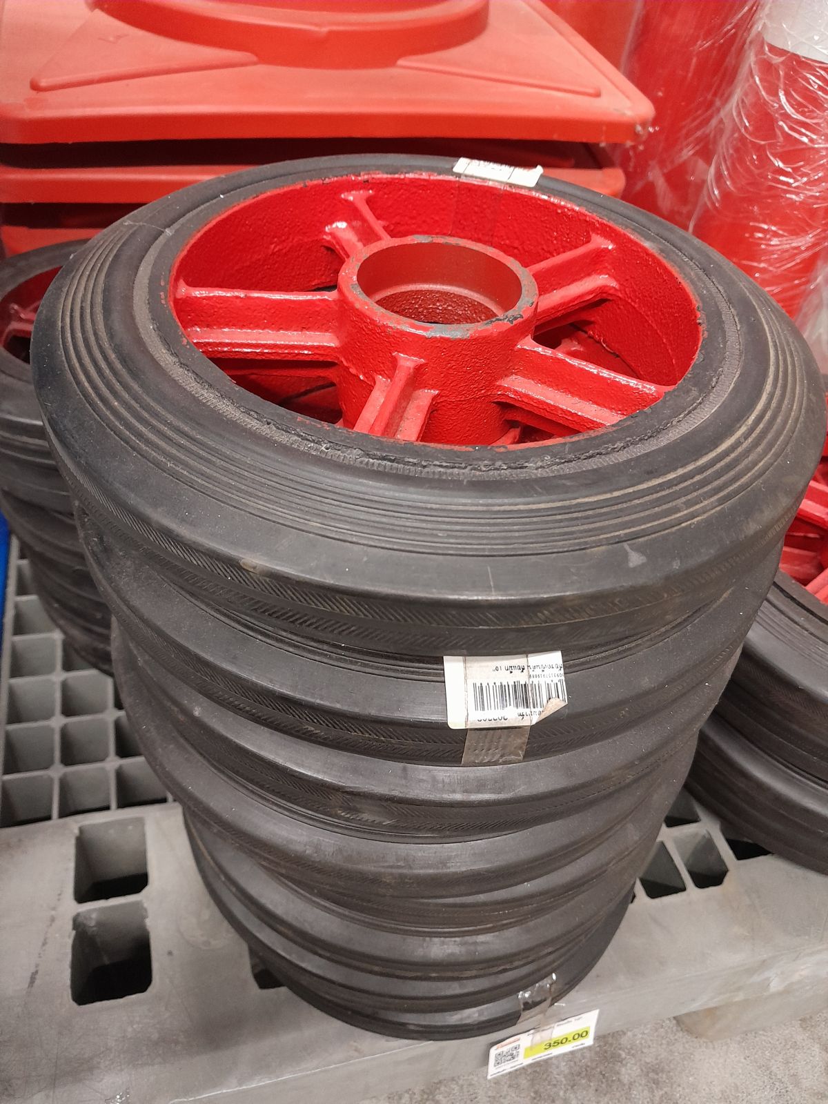 ล้อรถเข็นตัน ล้อแม็ก 10"