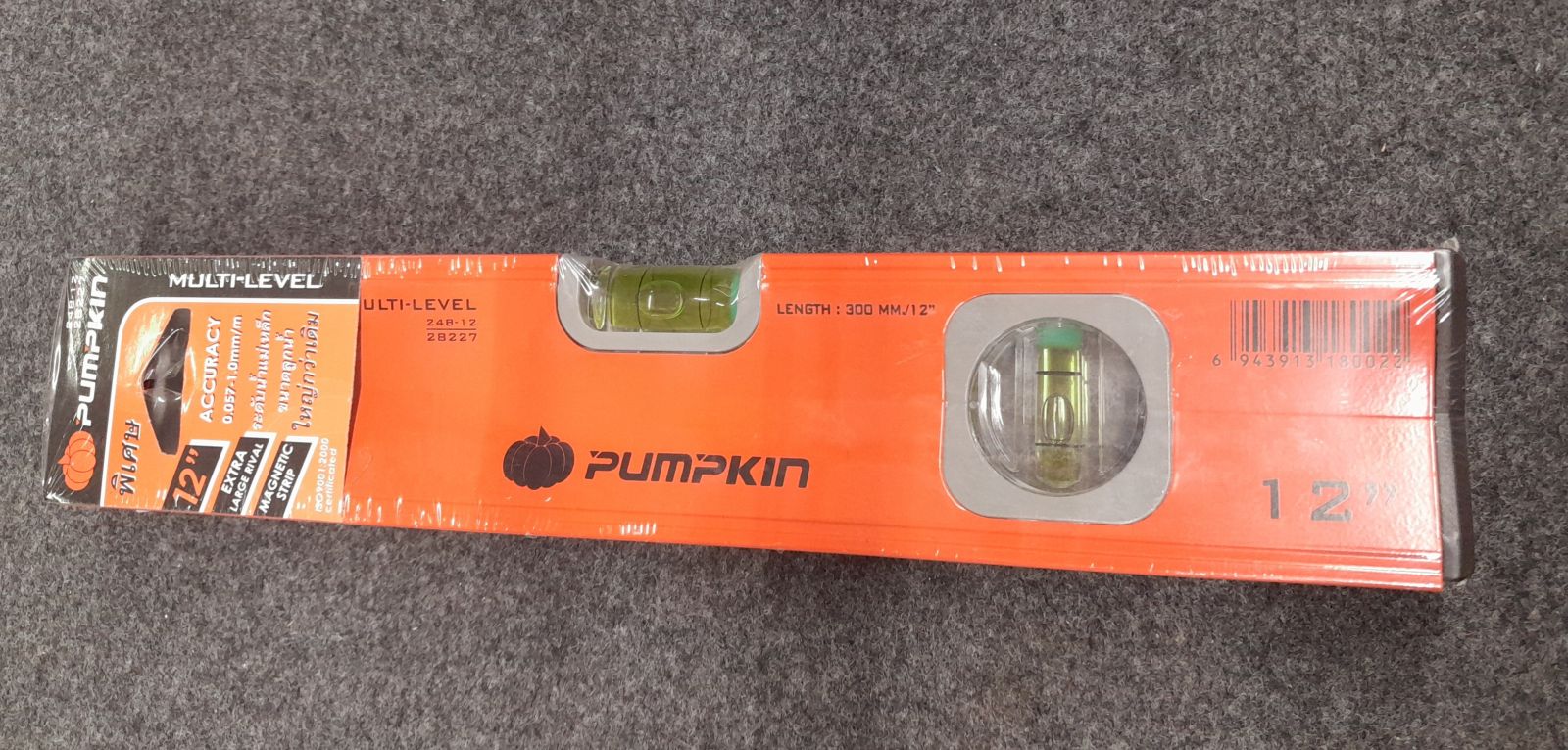 28227 ระดับน้ำแม่เหล็ก Pumpkin 12"  24B-12