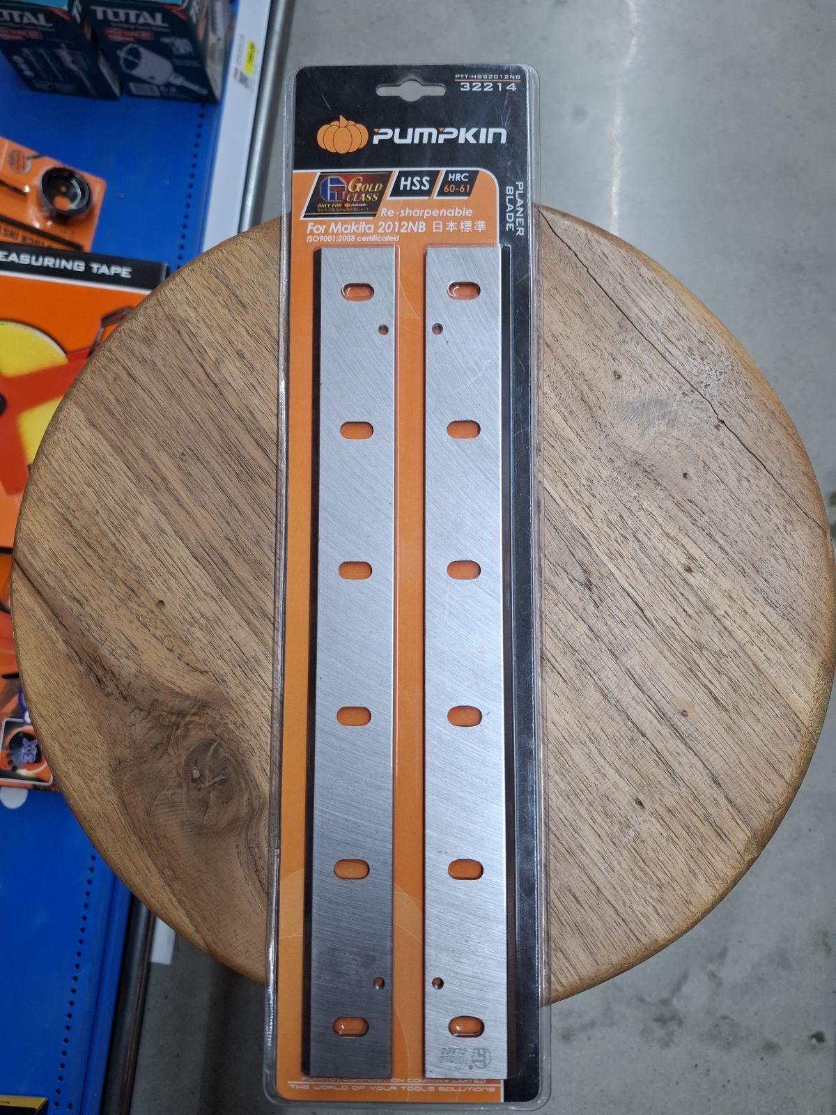 32214 ใบมีดกบไฟฟ้า HSS 2012NB PUMPKIN
