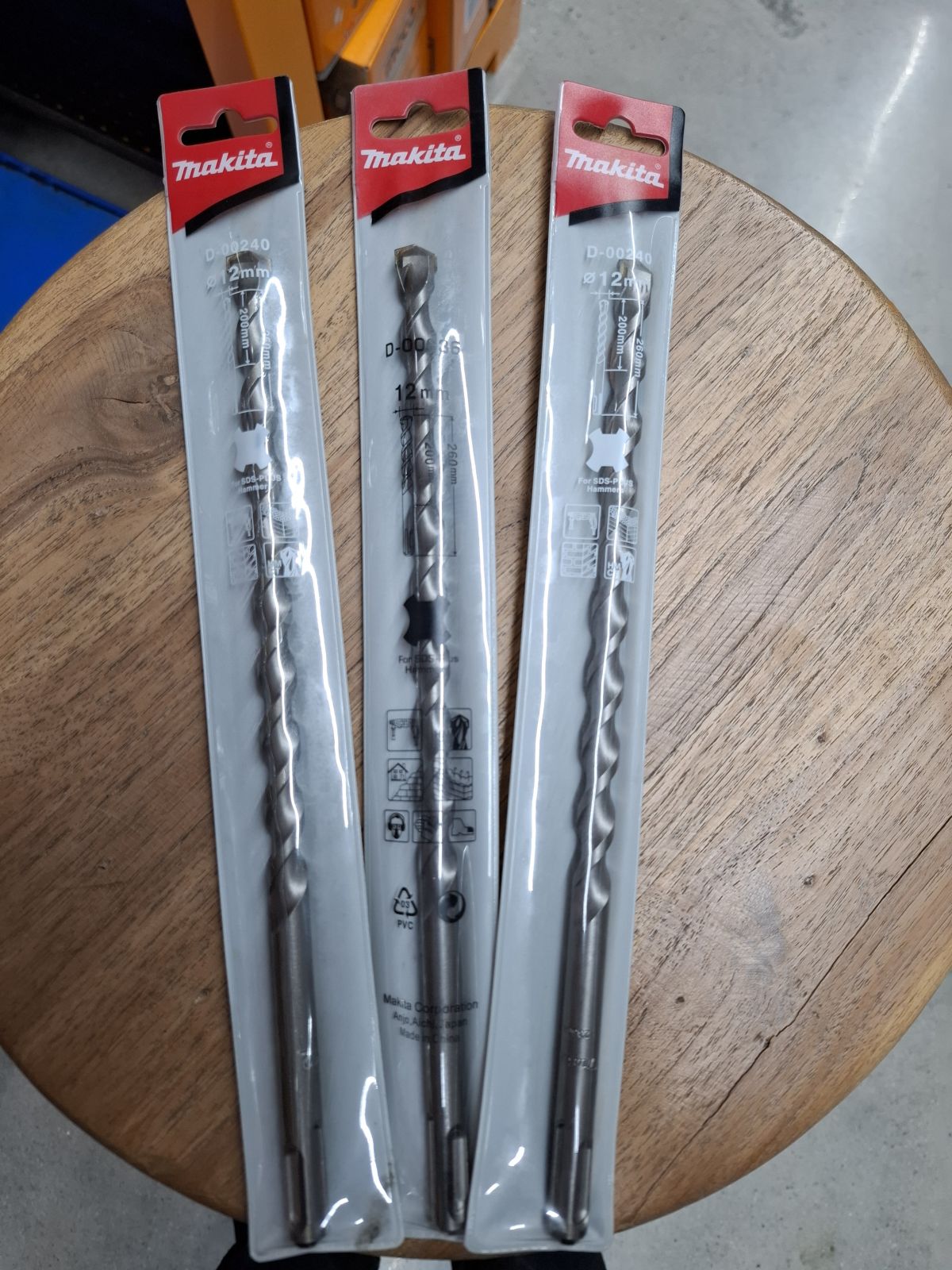 ดอกสว่านโรตารี makita แท้ 12*260 D-00636