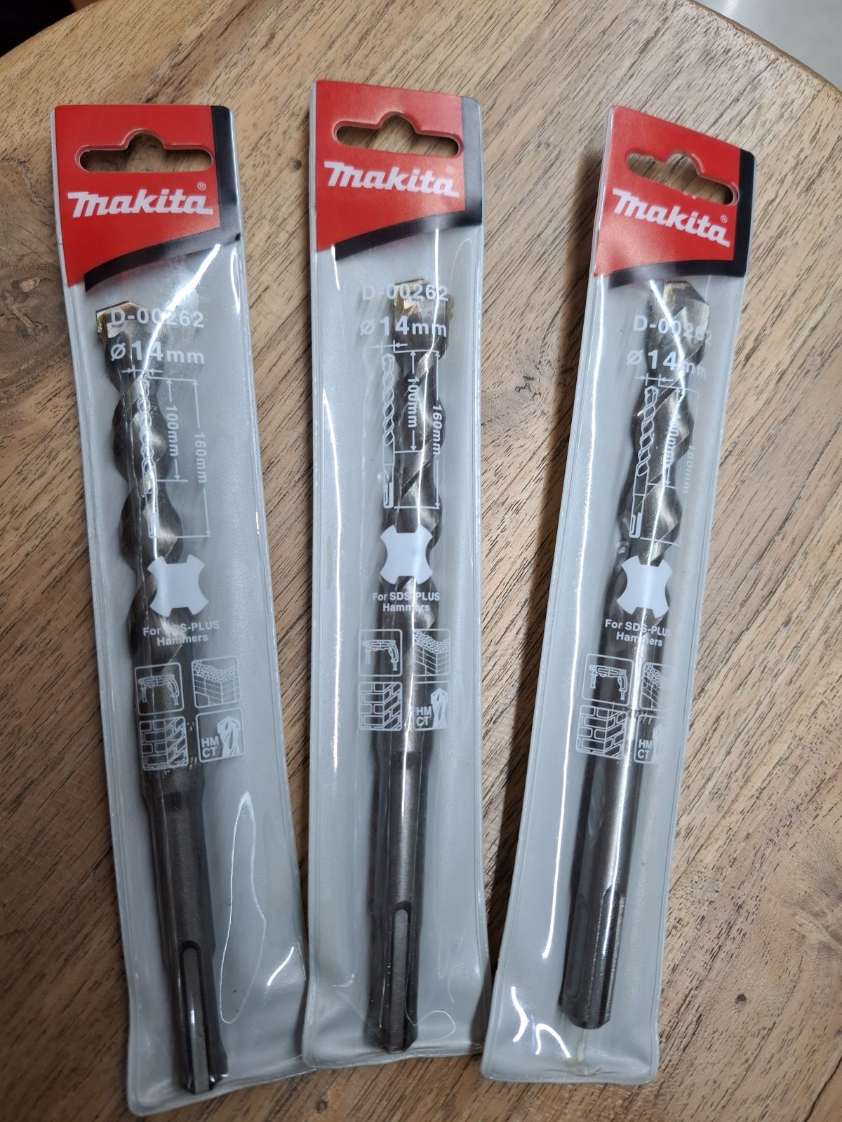 ดอกสว่านโรตารี makita แท้ 14*160 D-00658