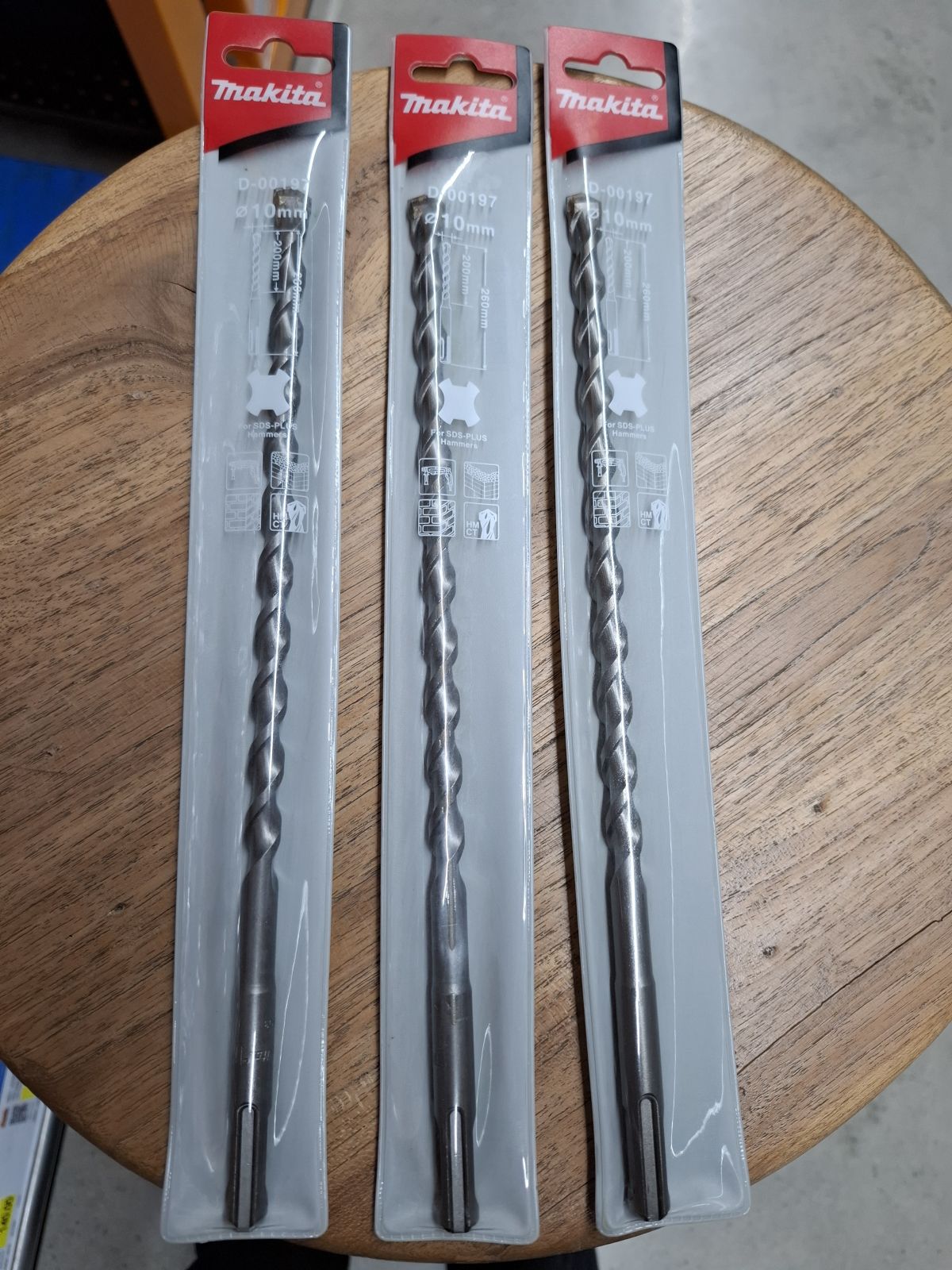 ดอกสว่านโรตารี makita แท้ 10*260 D-00583