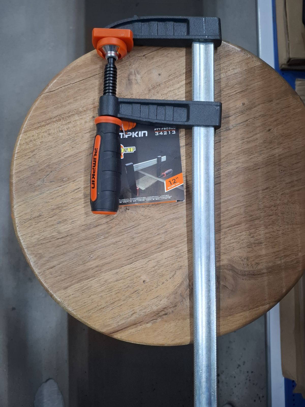 34213 ปากกาจับชิ้นงานตัวF 12" PUMPKIN PTT-F80300